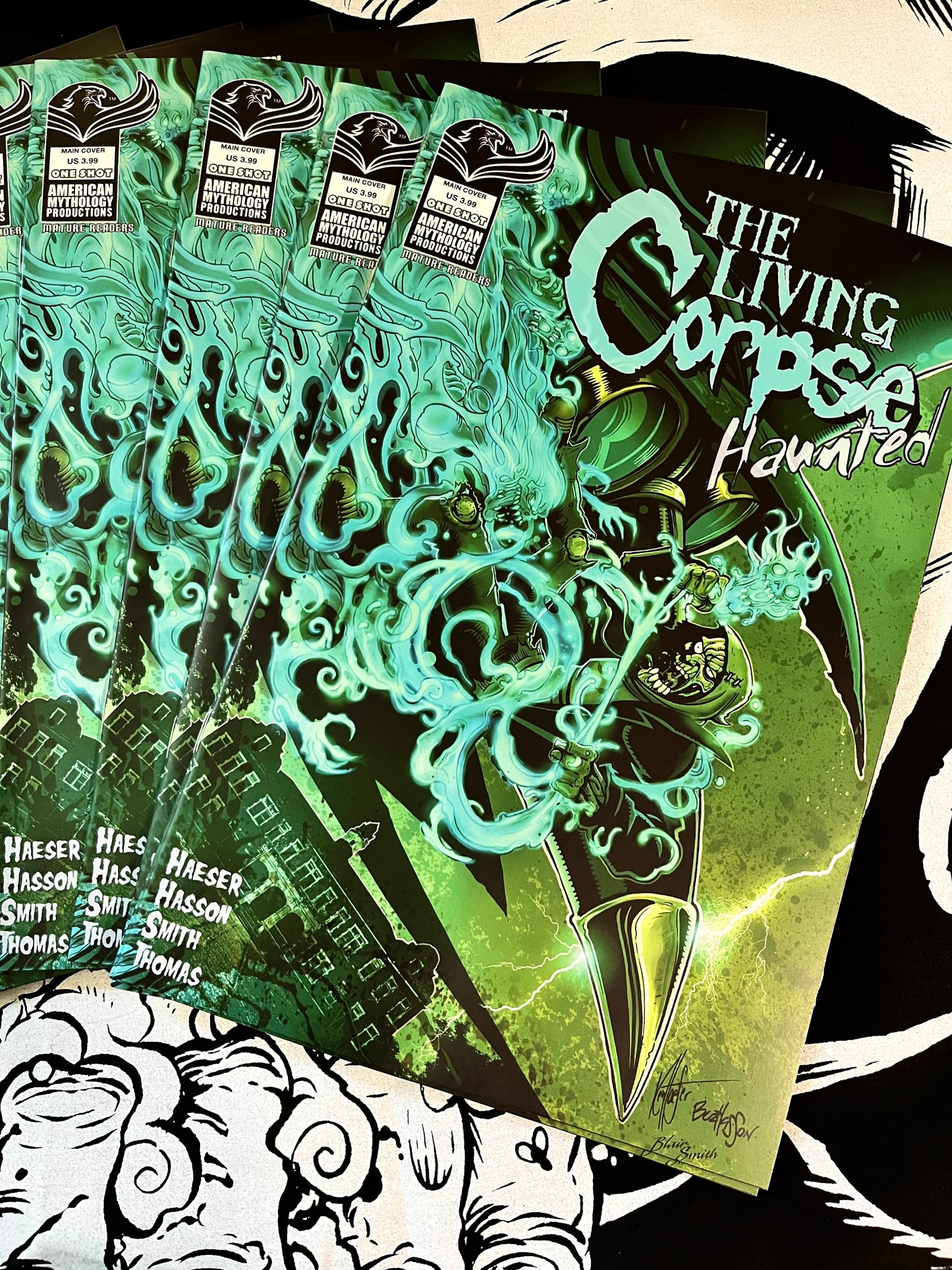 The Living Corpse: Haunted/Sketch Edition (limited print run) Flip Cover