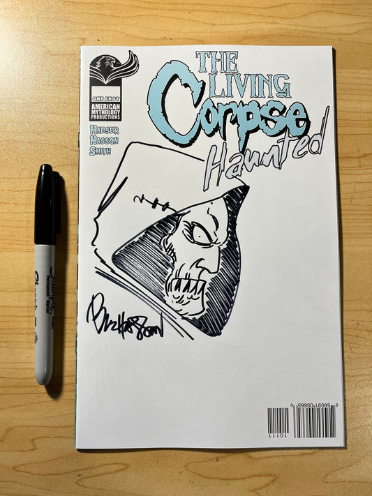 The Living Corpse: Haunted/Sketch Edition (limited print run) Flip Cover